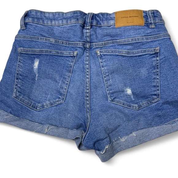 ZARA high-rise denim shorts - Picture 2 of 4